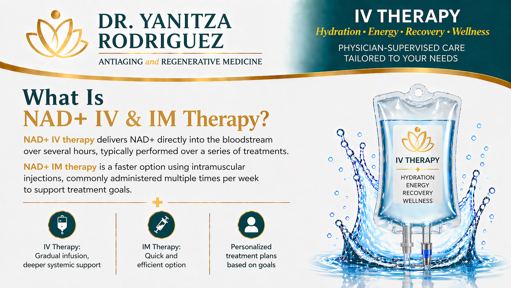 NAD IV therapy illustration