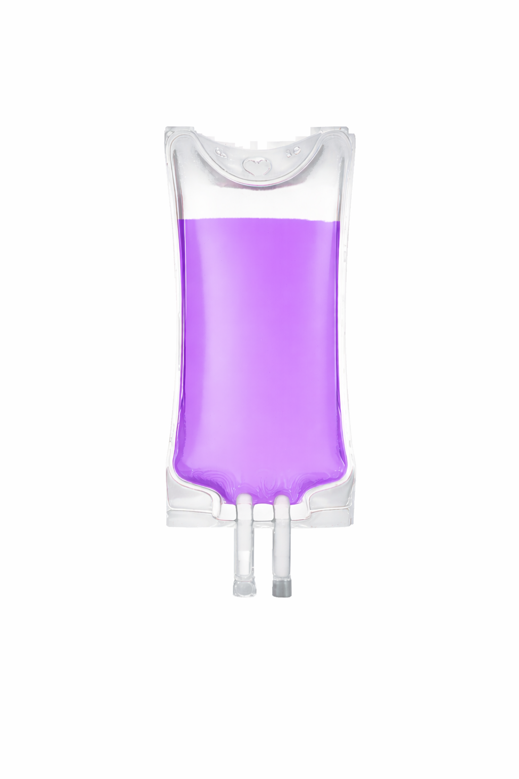 Purple IV therapy bag